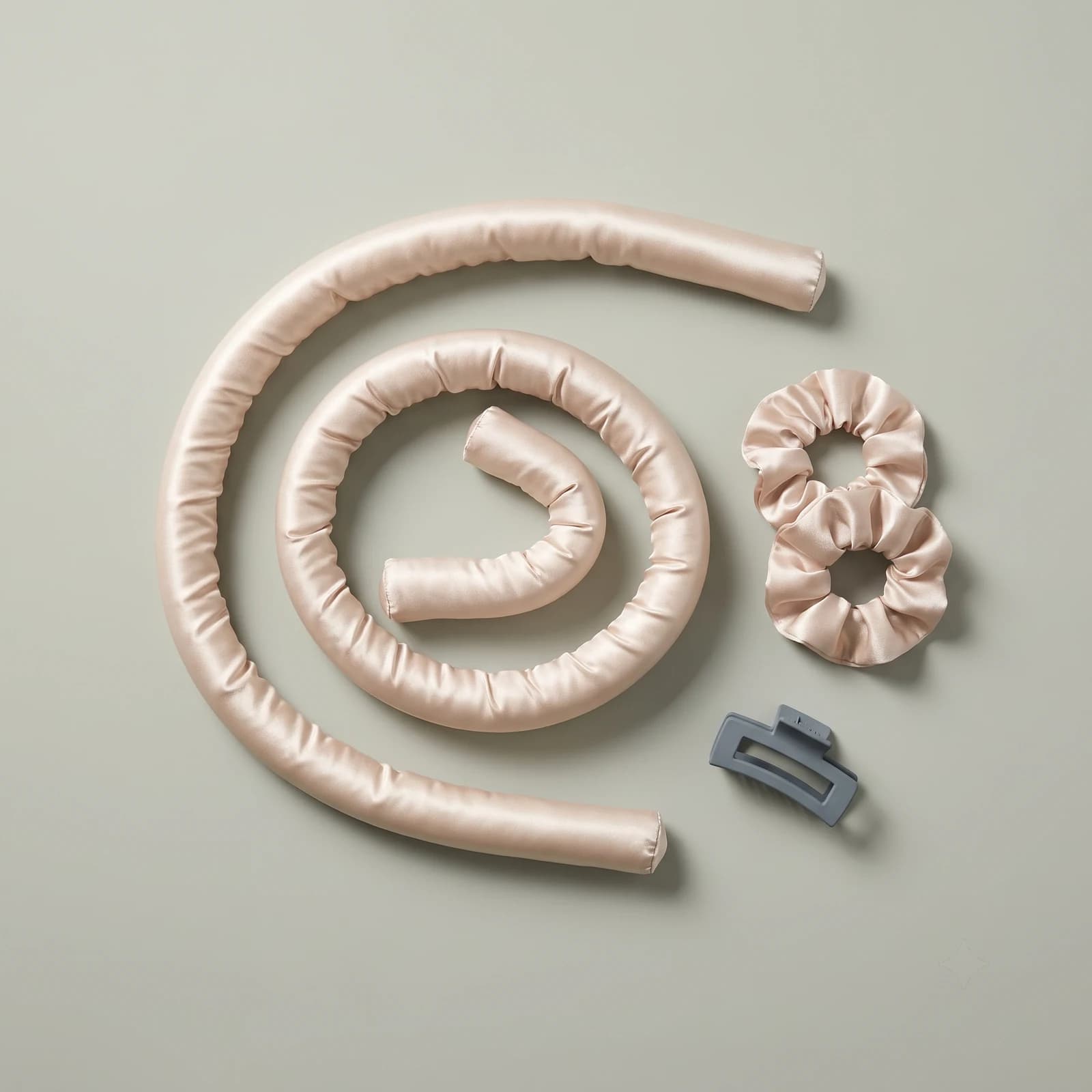 Satin Heatless Curling Kit, Silk Sleep by Soielle