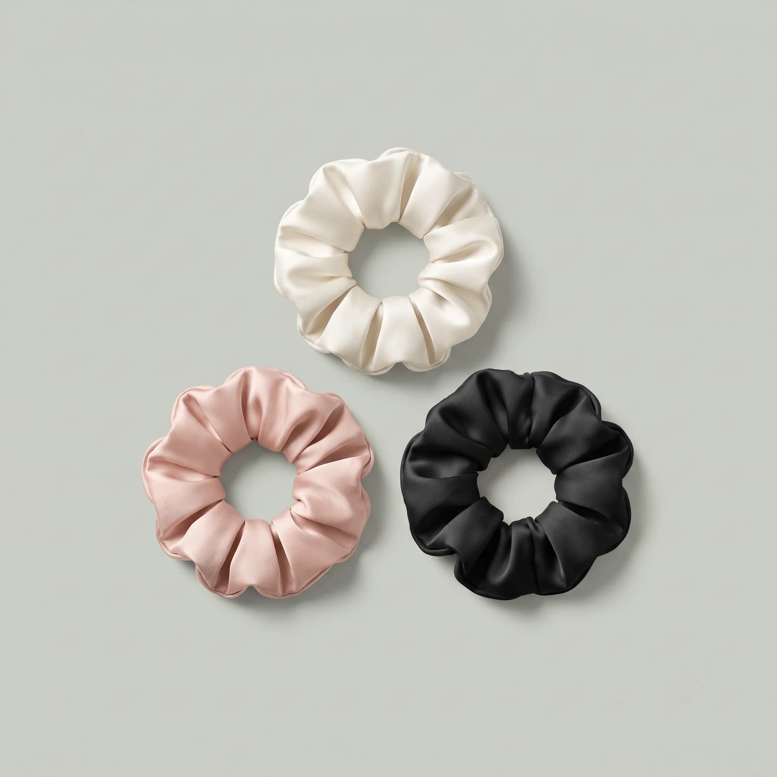 Silk Scrunchies (Set of 3), Silk Sleep by Soielle